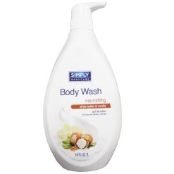 Simply Body Wash 34oz Shea Butter & Vnll-wholesale