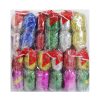 X-Mas Curling Ribbon 5mmX10m 6pk Asst-wholesale