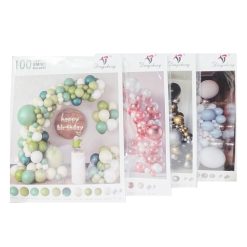 Balloons 100ct Set Asst Clrs-wholesale