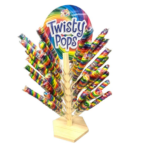 Twisty Pops 3oz On Wooden Tree-wholesale Twisty Pops 3oz On Wooden Tree-wholesale