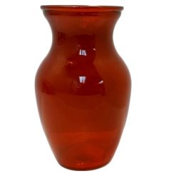 Vase Glass Ginger Red-wholesale