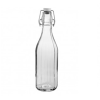 Bottle Glass W-Metal Clasp 500ml-wholesale