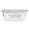 Storage Container Glass 37.2oz W-Lid-wholesale