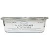 Storage Container Glass 35.2oz W-Lid-wholesale