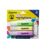 Highlighters 3pk Glitter Asst Clrs-wholesale