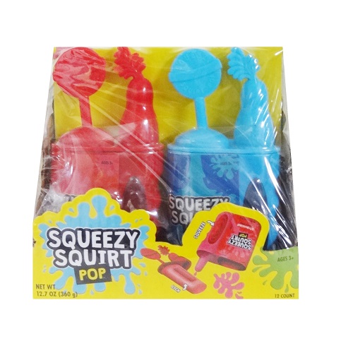Squeezy Squirt Pop Candy 1.06oz Asst-wholesale Squeezy Squirt Pop Candy 1.06oz Asst-wholesale