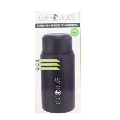 GeoJug Insulated Food Jar 25oz Black-wholesale