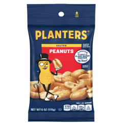 Planters Salted Peanuts 6oz-wholesale