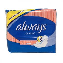 Always Classic Maxi Pads 10ct Normal