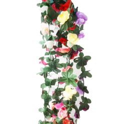 Flowers Garland 6ft Asst Clrs-wholesale