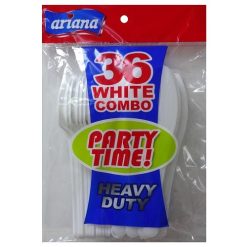 Blue Star PS White Combo 36ct Plastic H--wholesale