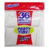 Blue Star PP White Spoons 36ct Pastic-wholesale
