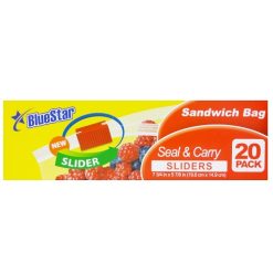 Blue Star Sandwich Bag Easy Sliders 20ct-wholesale