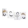 Hair Elastic Ties W-Metal Silver & Gold-wholesale