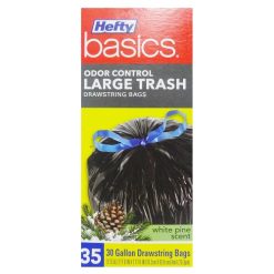 Hefty Trash Bags 35ct 30 Gl Odor Cntrl-wholesale