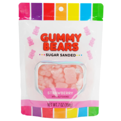 Gummy Bears Candy 7oz Strawberry-wholesale