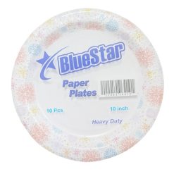Blue Star Paper Plates 10ct 10in Asst-wholesale