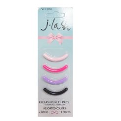 Eyelash Curler Pads 4pc Asst Clrs-wholesale