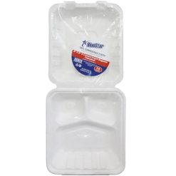 Blue Star Container 3-Compart 50ct 8X8-wholesale