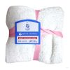 A.M Wash Cloths 6pk 11X11in White-wholesale