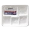 Blue Star Bagasse Tray 5-Comp 25ct 8X10-wholesale