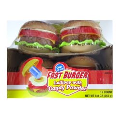 Fast Burger Lollipop W-Candy Powder-wholesale