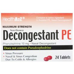 Health A2z Decogestant PE Tablets 24ct-wholesale