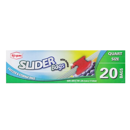Ri-Pac Storage Bags 1qt 20pk Slide Zi-wholesale Ri-Pac Storage Bags 1qt 20pk Slide Zi-wholesale