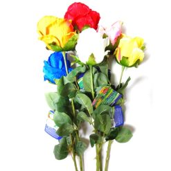Decor Rose 8 Lyrs 3 Leaves 74cm Asst-wholesale