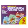 Ri-Pac Storage Bag 5ct Combo Pack Asst-wholesale