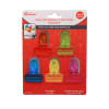 Clips W-Magnet 2in 5pk Asst Clrs-wholesale