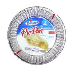 Hostess Aluminum Pie Pan Lg 2pk-wholesale