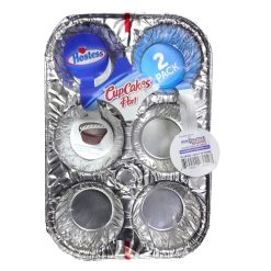 Hostess Aluminum Cupcake Pans 2pk-wholesale