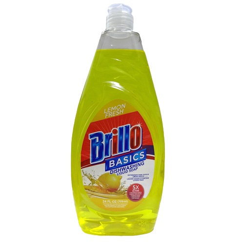 Brillo Dish Liq Lemon Fresh 24oz-wholesale Brillo Dish Liq Lemon Fresh 24oz-wholesale