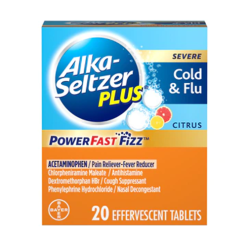 Alka-Seltzer 20ct Of 2 Cold & Flu Citrus-wholesale
