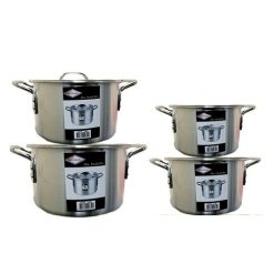Stock Pots 8pc Aluminum 2 Thru 8 Qrts-wholesale