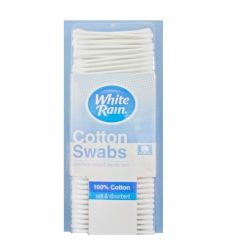 White Epsom Cotton Swabs 200ct-wholesale