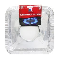 McCormick Stovetop Liners 5pk Aluminum-wholesale