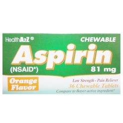 Health A2z Aspirin Cheable 81mg 36ct Orn-wholesale