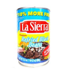 La Sierra Refried Black Beans 20.5oz-wholesale