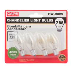 Light Bulbs Chandelier 4pk 7w-wholesale