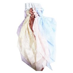 Hair Scrunchie W-Bow Asst Clrs-wholesale
