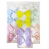 Hair Metal Snaps W-Bow 4pc Asst Clrs-wholesale