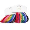 Hair Elastic Ties Thin 24ct Asst Clrs-wholesale