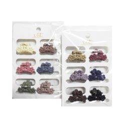 Hair Clips 6pk Smll Asst Clrs-wholesale