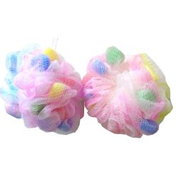 Luxury Shower Sponge Asst Clrs-wholesale