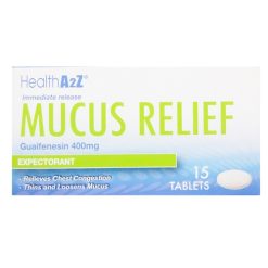 Health A2z Mucus Relief Tblts 400mg 15ct-wholesale