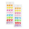 Hair Clips Mini 24pc Asst Clrs-wholesale