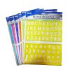 Letter Stencils Set 2pk Asst Clrs-wholesale