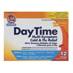 Vida Mia Day Time Cold AND Flu 12 Gel Caps